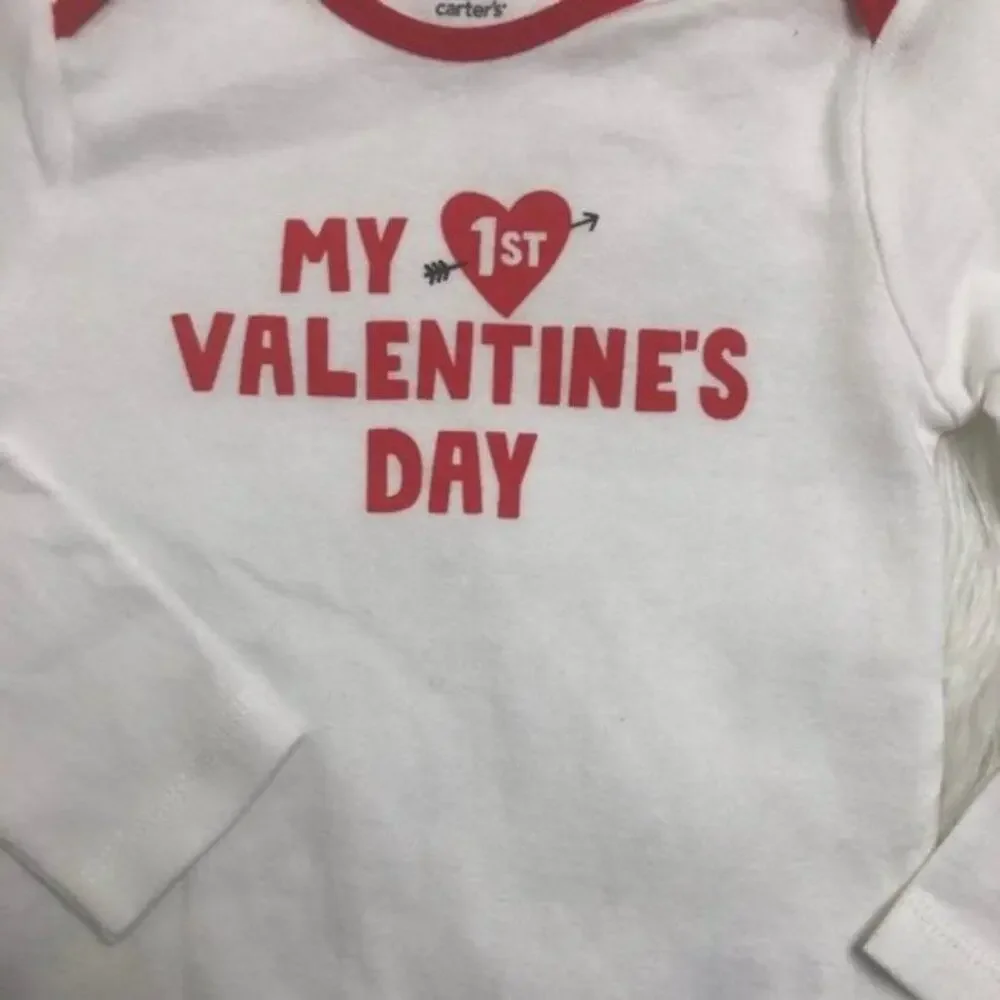 Carter’s Baby Valentine’s Onesie Sz 24 months